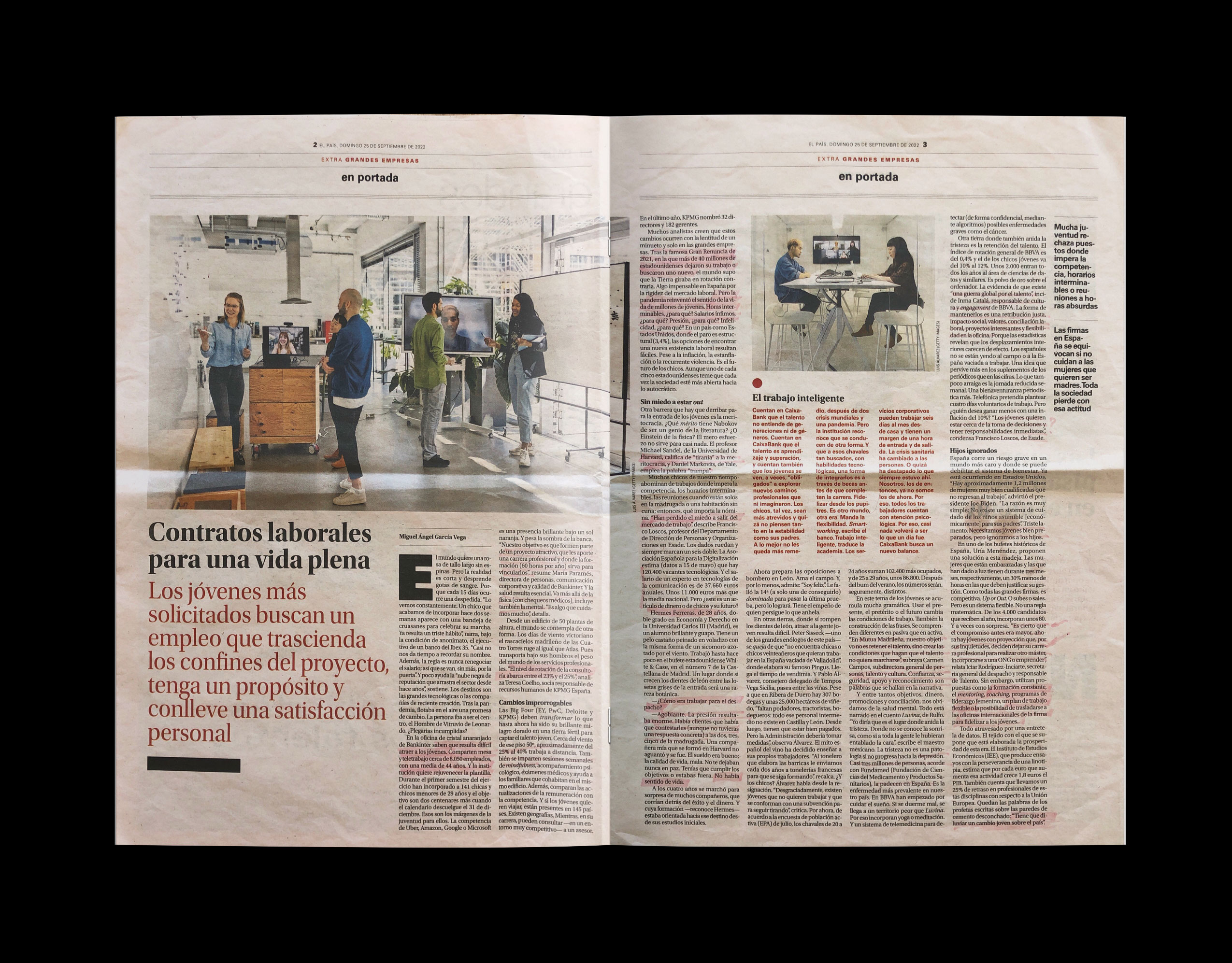 Contratos laborales para una vida plena