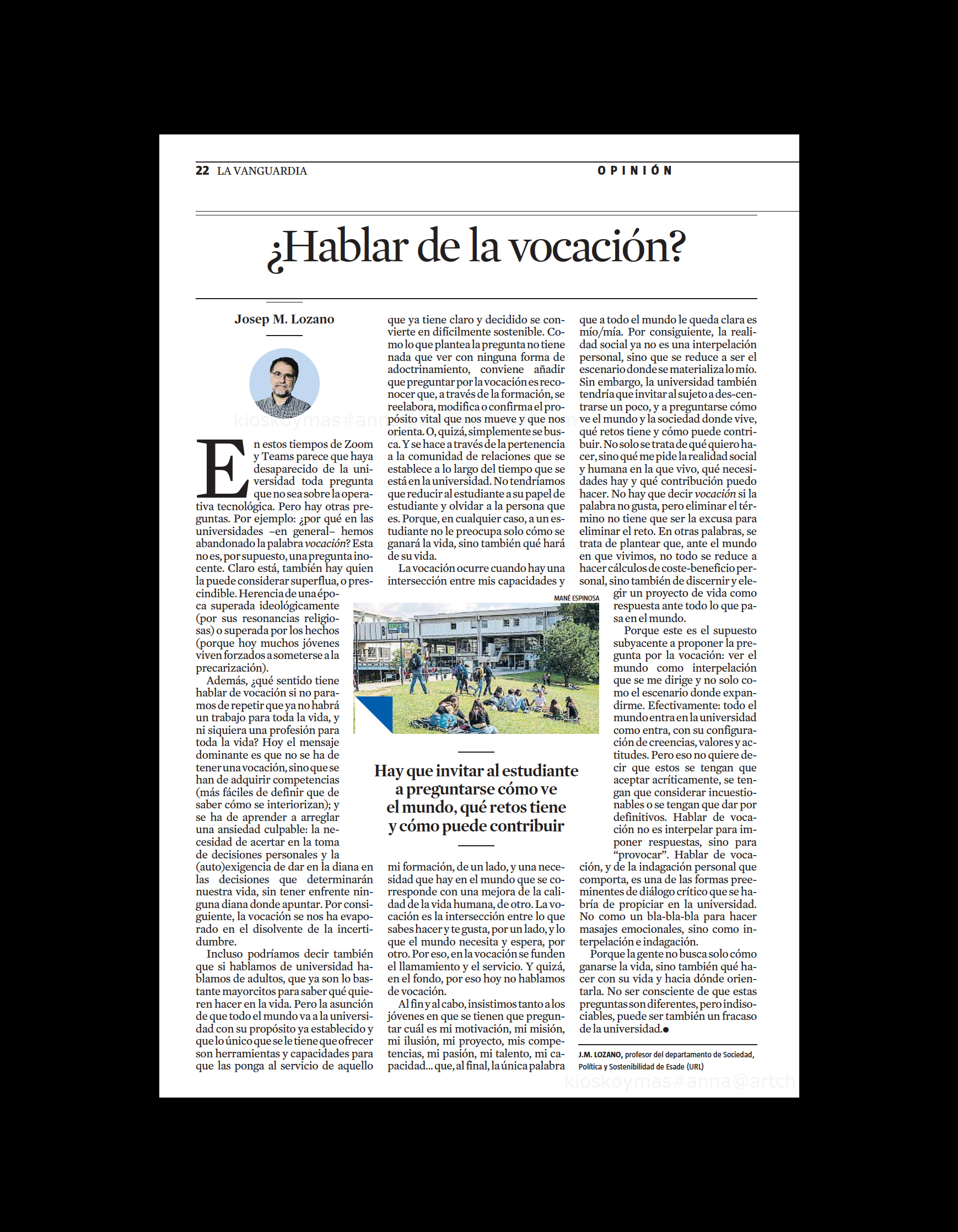 JOSEP M. LOZANO